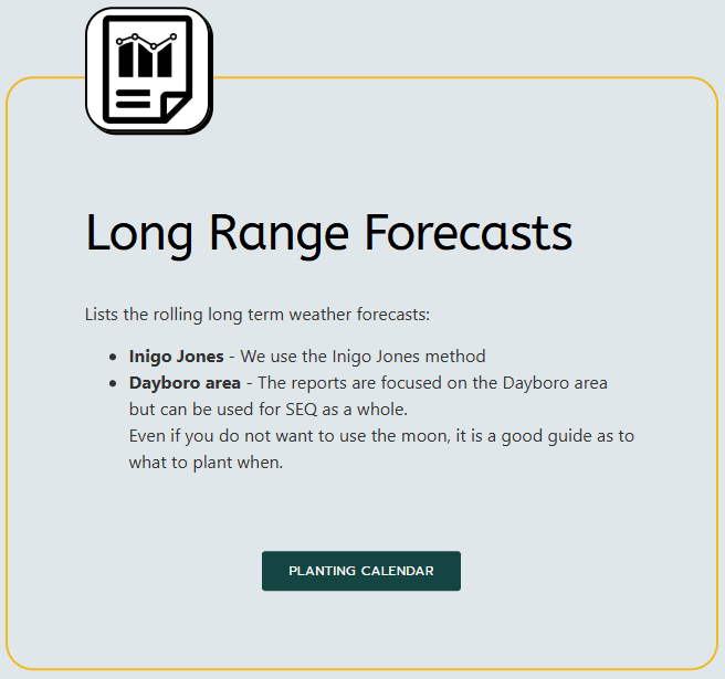 Long Range Forecast