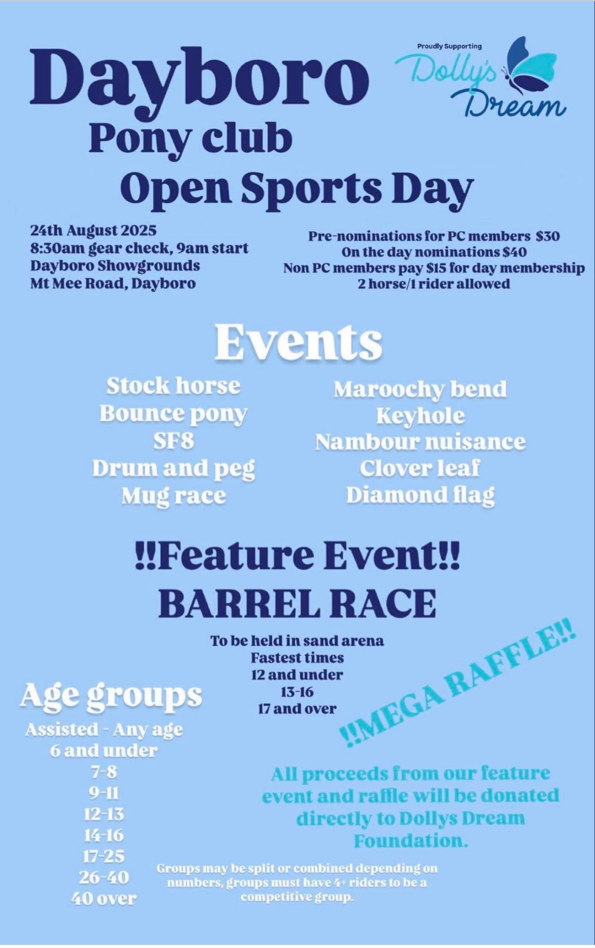Dayboro Pony Club – Open Sports Day