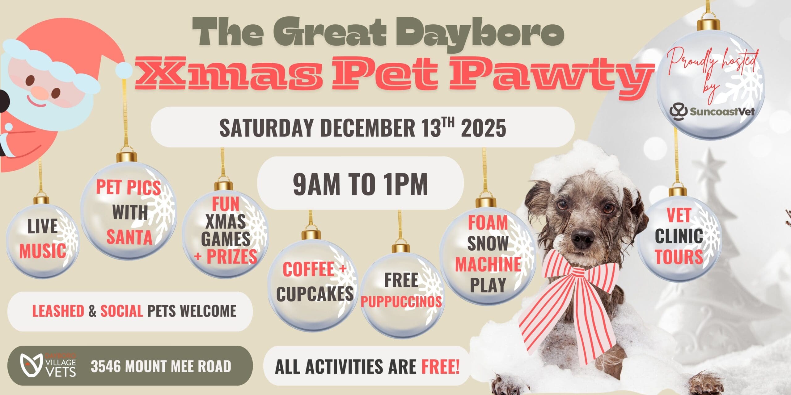 The Great Dayboro Xmas Pet Pawty